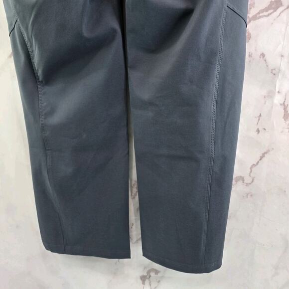 Eddie Bauer Pants Womens Medium Gray Travex Nylon Stretch Climb Pull Straight - Picture 8 of 11
